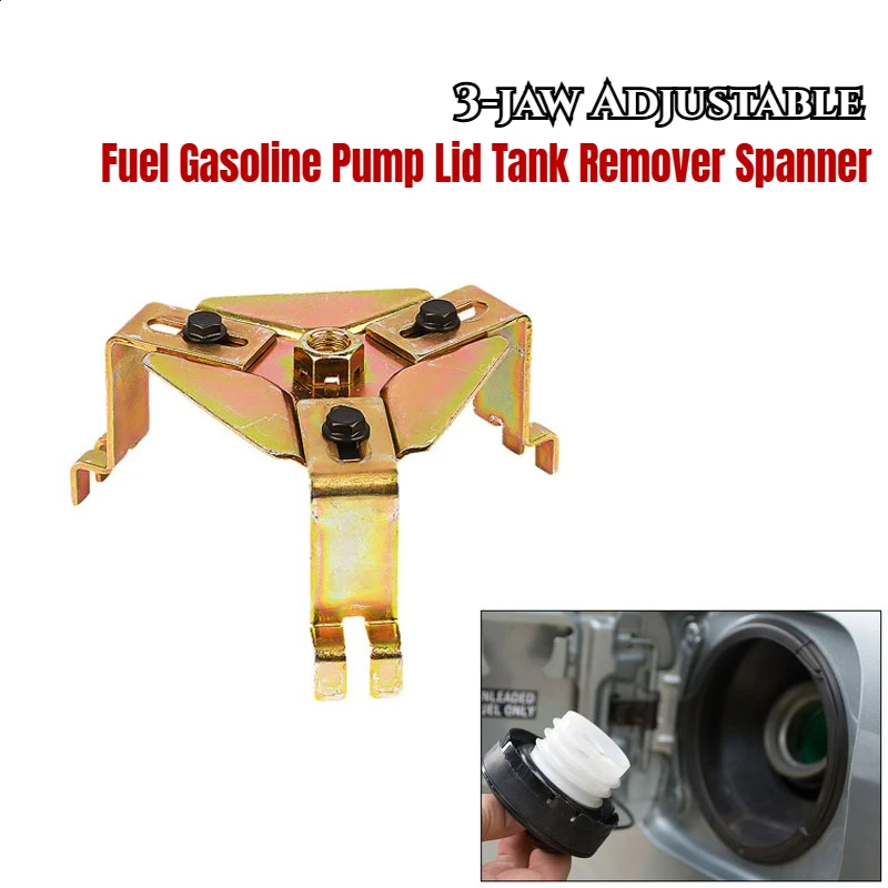 

Professional 3-Jaw Adjustable Spanner Wrench for Car Fuel Pump Tank Lid Removal & Repair