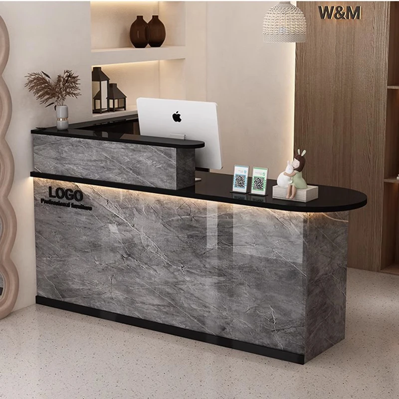 

Elegant Modern Creative Beauty Salon Reception Desk Style Drawers Reception Desks Recepcja Do Salonu Urody Office Furniture