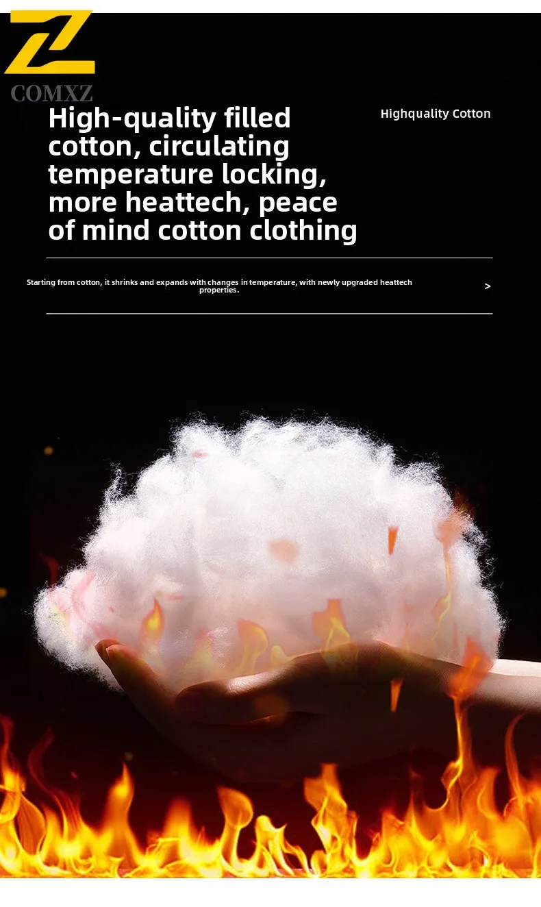 جديد 2025 سترة رجالية عصرية متعددة الاستخدامات سميكة مخملية للحماية من البرد دفء بقلنسوة ملابس شتوية غير رسمية معطف قطني