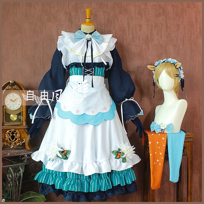 

Anime VTuber Hololive Game Eli Conifer Lolita Dress Gorgeous Party Uniform Cosplay Costume Women Halloween Free Shipping 2022New