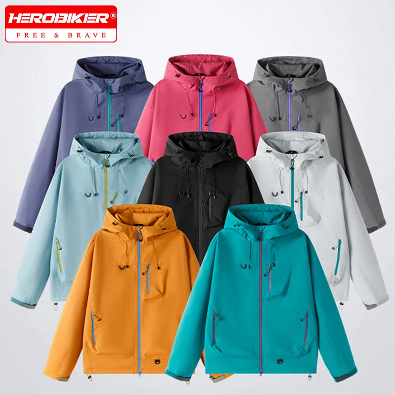 

Новая весенняя мотоциклетная куртка для мужчин и женщин, уличная ветрозащитная куртка, водонепроницаемое пальто для езды на велосипеде, кемпинга, пешего туризма, рыбалки