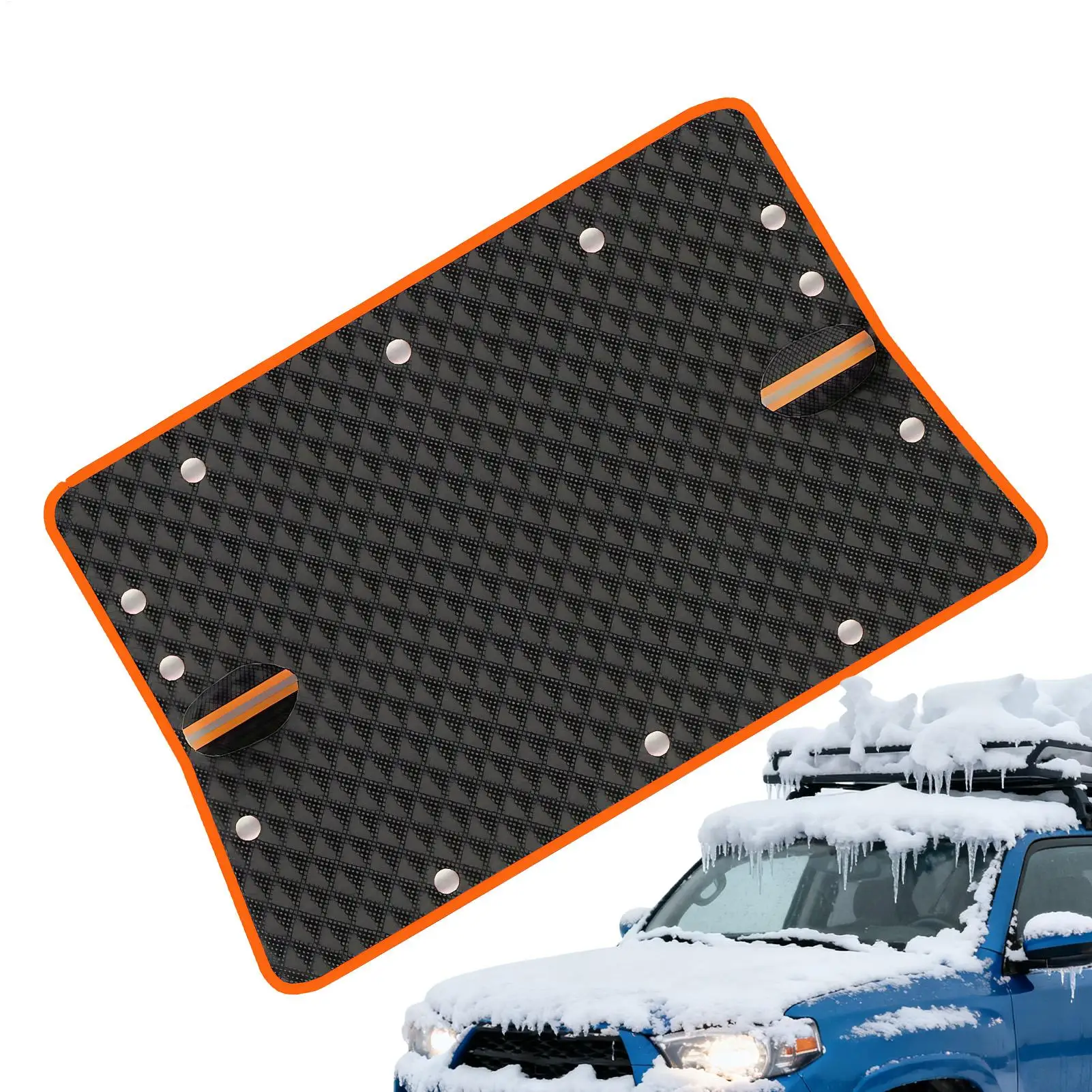 

Windshield Cover Outdoor Protector Sunshade Windproof Car Windshield Snow Cover With Strap For Automotive Outside Winter All