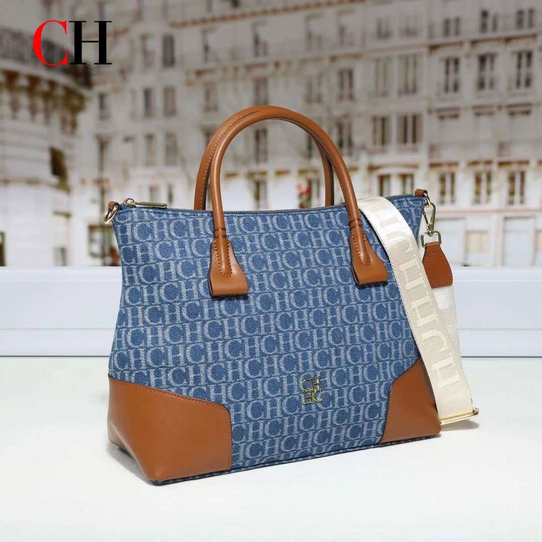 CH レディース ハンドバッグ デニム トートバッグ 幅広シ - Women Bags Jeans のレビューと価格