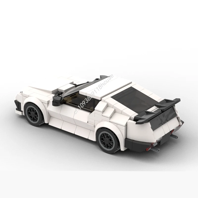 323 قطعة MOC رينو جبال الألب A310 مدينة أبطال السوبر نموذج اللبنات لتقوم بها بنفسك فكرة الحرفية لعب الاطفال تجميع هدايا عيد الميلاد