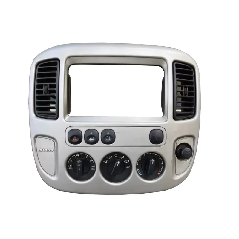 For Ford Escape Center Console Air Vent Panel Frame Middle AC Switch Bezel Trim Cover Dashboard Decoration Interior