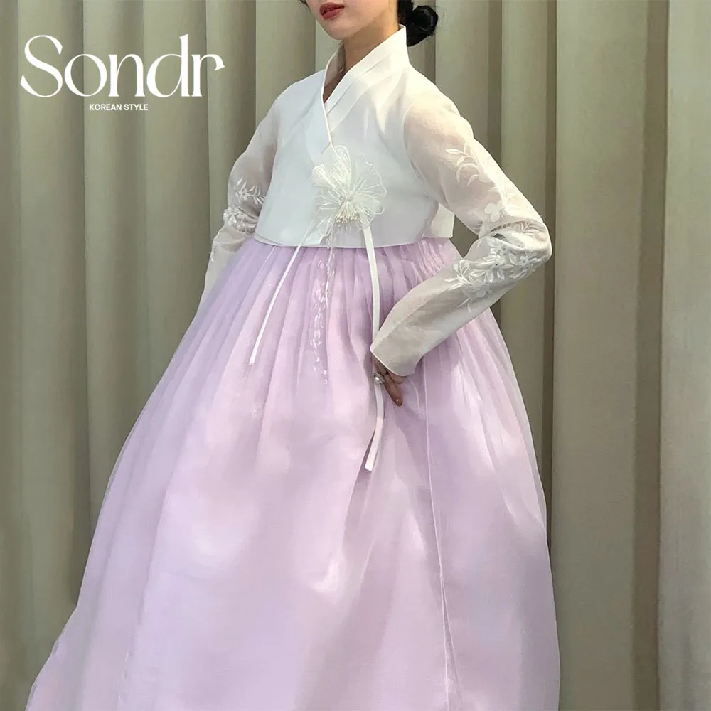 

Sondr индивидуальное ханбок корейское традиционное платье женское новое корейское стильное одежда для фотосессии народные танцевальные платья для свадебной вечеринки