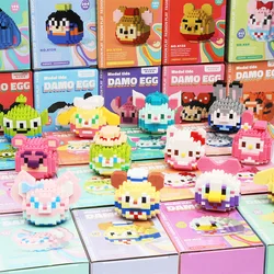 Disney 108 Style Stitch LinaBell Hello Kitty Building Blocks Princess Cartoon Figrues Bricks Children's Assembly Toys Model Gift