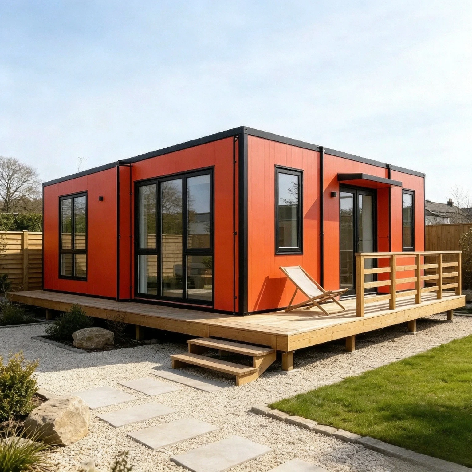 Prefabricated House Tiny Home Backyard Granny Flat Expandable Container House Emergency Disaster Relief Housing Vacation Room