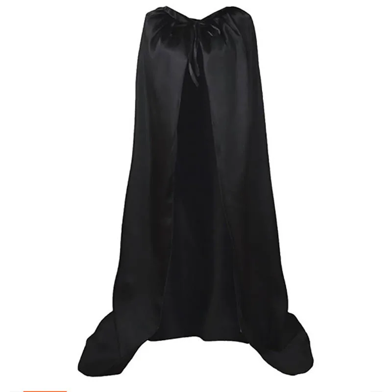 Costume da strega di Halloween per adulti da donna Fantasy Black Witch Dress UP Party Dress carnevale Performance Dress mantello con cappello