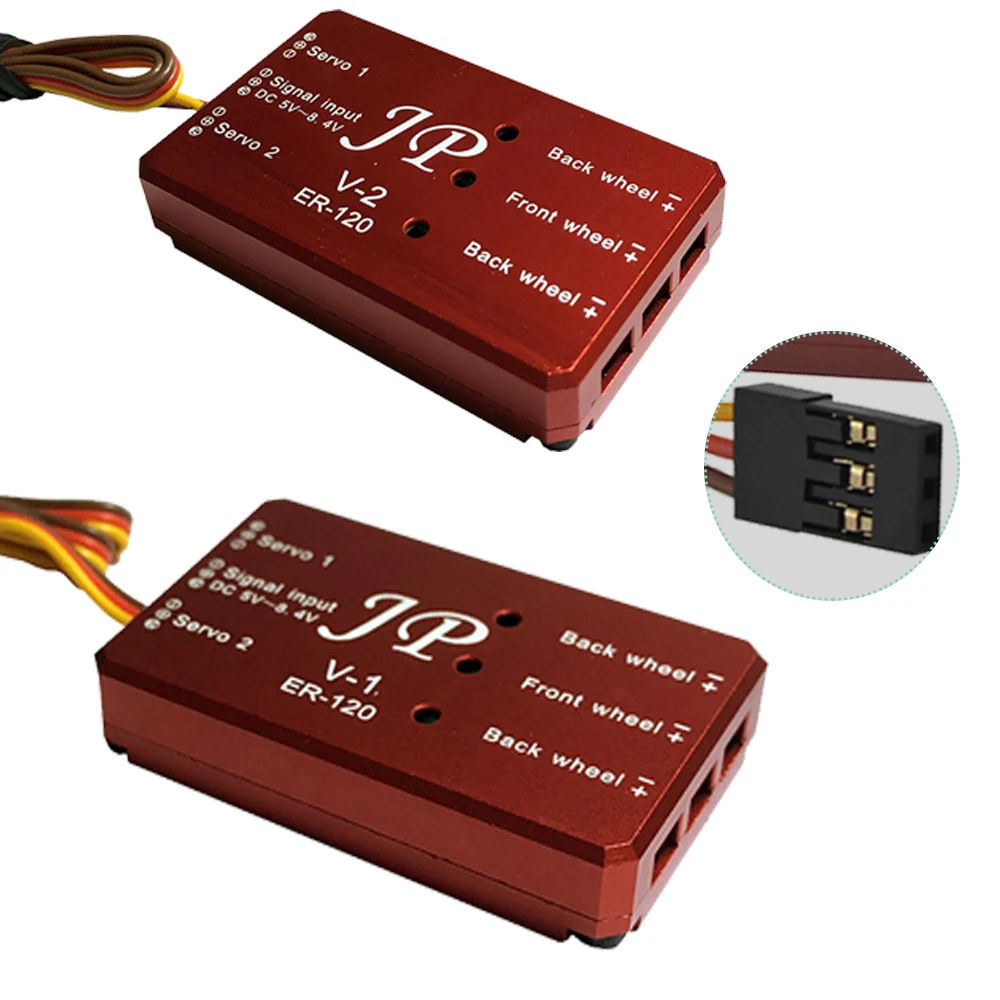 Contrôleur de train d'atterrissage rétractable en métal JP ER120 V1 et V2 ou ER150 V1B et V2 pour avion RC à voilure fixe