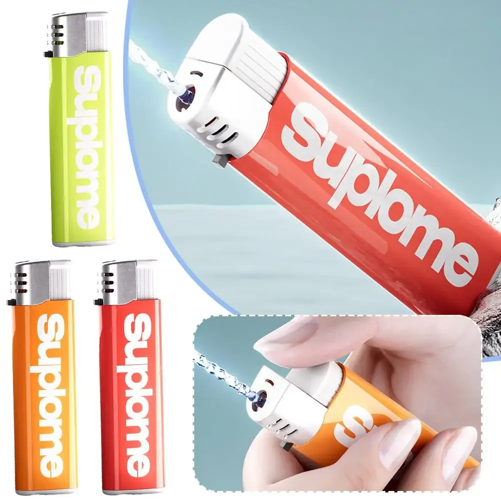 

New Portable Magic Lighter Prank Toy Realistic Funny Water Gun Lighter Decompression Toy Waterpark Smoke Accesoires