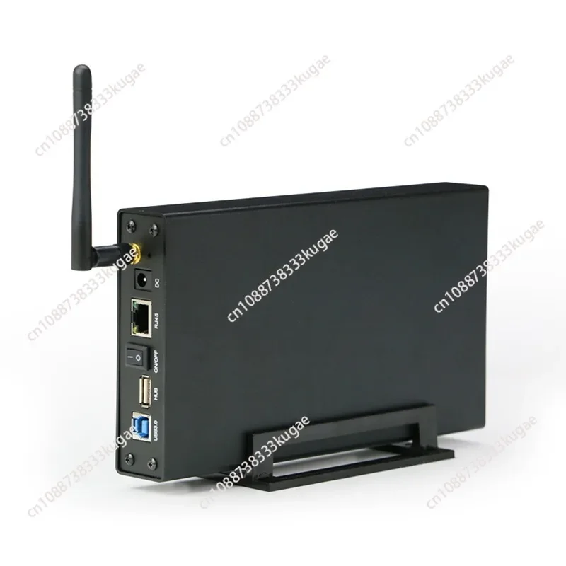 

Blueendless BS-U35WF 300Mbps USB 3.0 Wi-Fi Streaming Server 3.5" External Hard Drive HDD Enclosure &File Server &AP & USB WiFi S
