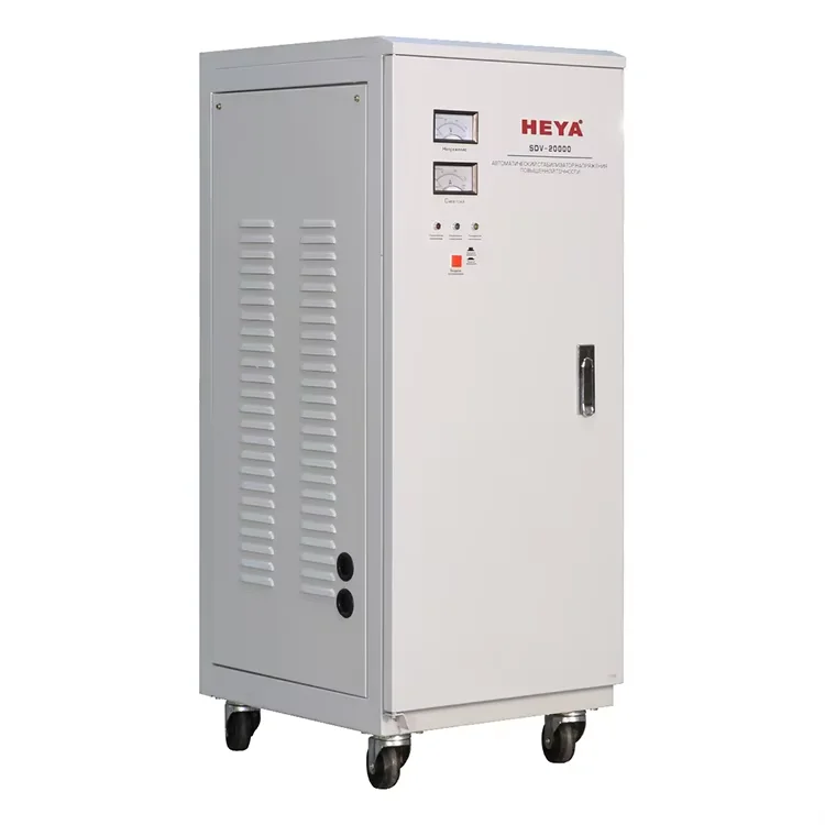 HEYA SVC 20KVA  Single Phase Copper Toroidal Transformer Servo Motor Type AC Automatic Voltage Regulators Stabilizers AVR
