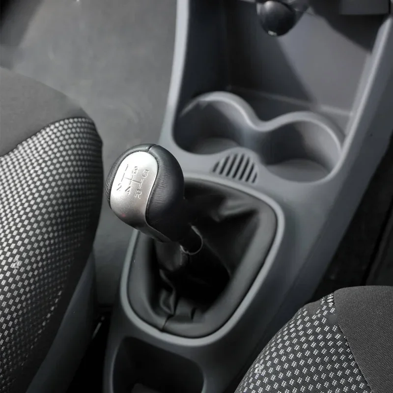 Soufflet Levier De Vitesse AERZETIX Cuir Synthétique Noir - Compatible Citroën C1, Peugeot 107, Toyota Aygo
