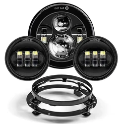 Motorcycle 7 inch Moto LED Headlight with 4-1/2