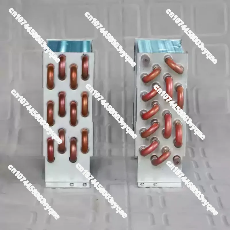Radiator Evaporator with 120mm Single FanCP4x6x120 Mini Condenser Air-Cooled Copper Tube Finned