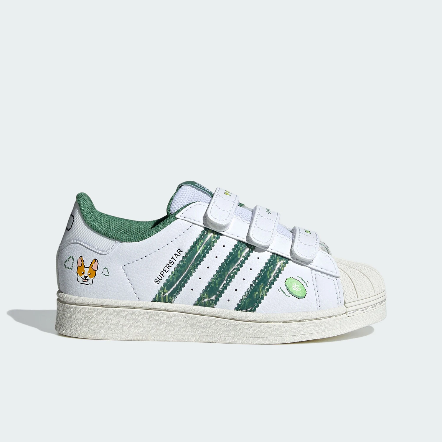 

Adidas genuine clover children's soft, lightweight, anti slip and shock-absorbing board shoes IH3496