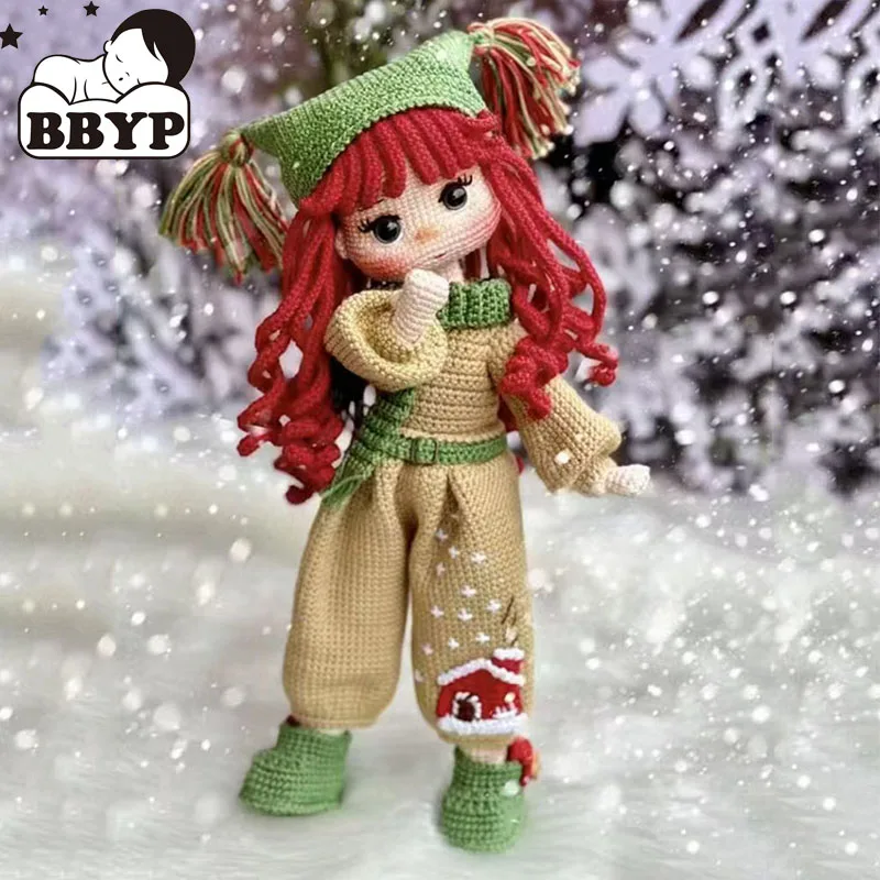

Handmade Knitting Doll Crochet Peony doll Crochet Dolls For Home Accessories Pattern Craft Toy Ornaments