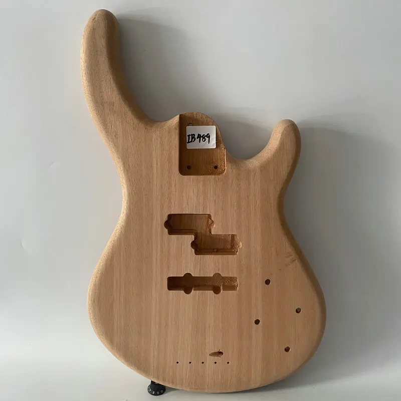 iB489 PJB Pickups  Electric Bass in Solid Mahogany Bass Body 4 Strings Version Nature Color Unfinished NO Paints