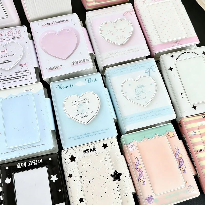 Large Capacity 1-Grid INS Card Album 3 Inch Instax Photocard Holder Kpop Idol Photo Storage Book Pu Cover Star Chaser Collection