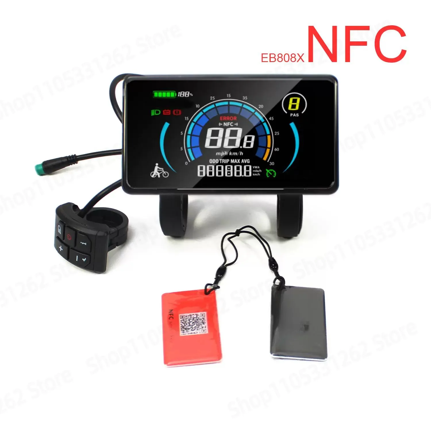 OMD2 808 NFC Ebike Display 2 Protocol Electric Bicycle Instrument Panel