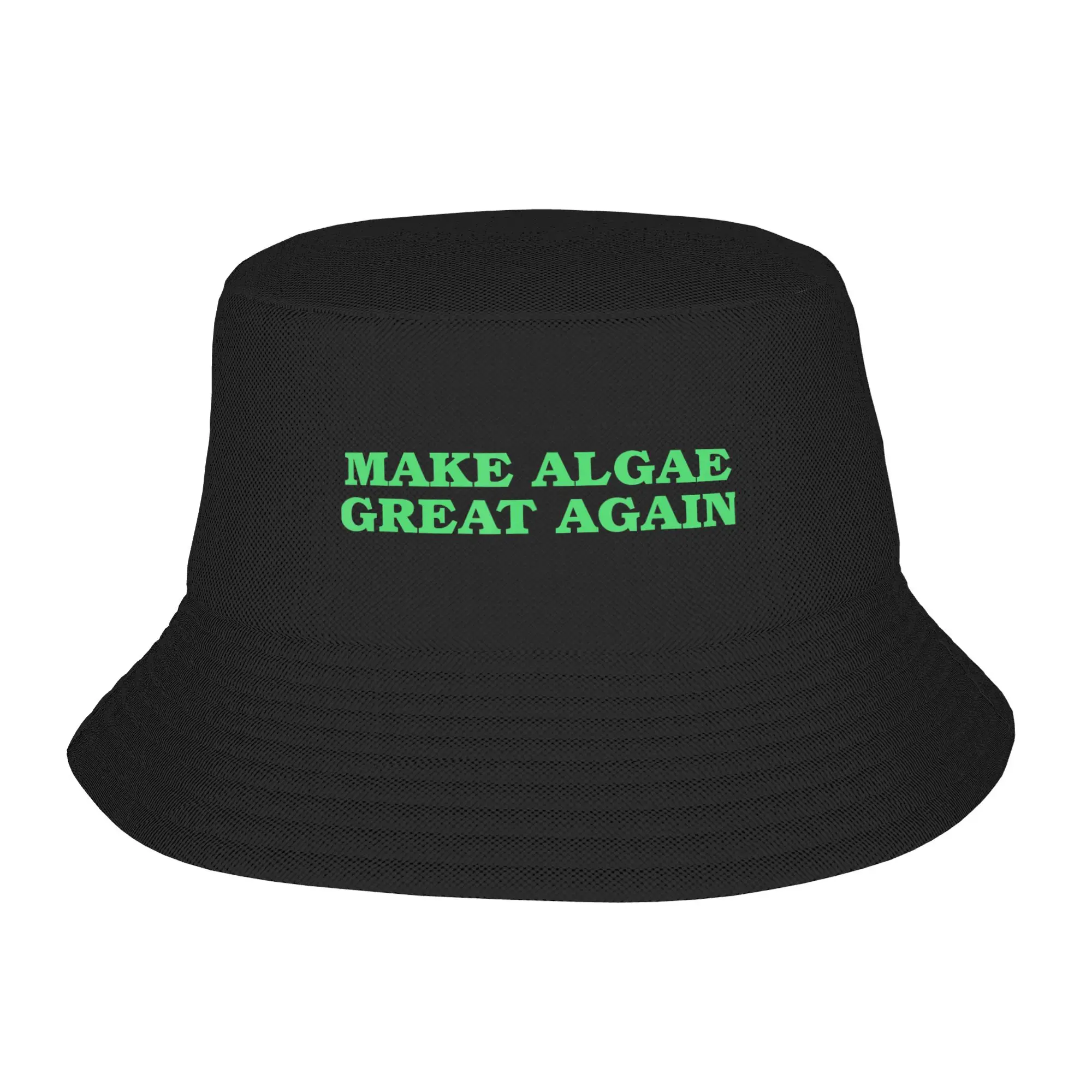 Chapeau Bob léger pour femme, style Kawaii, avec motif d'équipe 'Make Algae Great Again', accessoires pour les vacances et les escapades