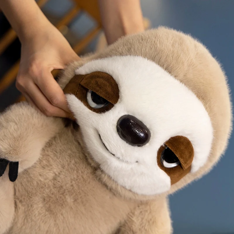 22cm/32cm Cute Cartoon Sitting Sloth Plush Toys Soft Fluffy Big Eyes Sloth Doll Kawaii Home Decor Funny Toys For Children