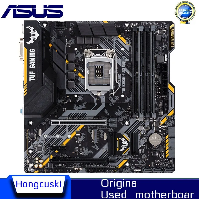 For ASUS TUF B365M-PLUS GAMING Used original motherboard Socket LGA 1151 DDR4 B365 Desktop Motherboard