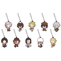 Bungo Stray Dogs Anime Dazai Osamu Nakahara Chuuya Chuya Ranpo rubber Keychain