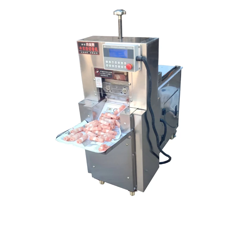 Commercial Meat Planing Machine Adjustable Thickness Single Cut Mutton Roll Machine Lamb Roll Cutting Machine Electric Slicer