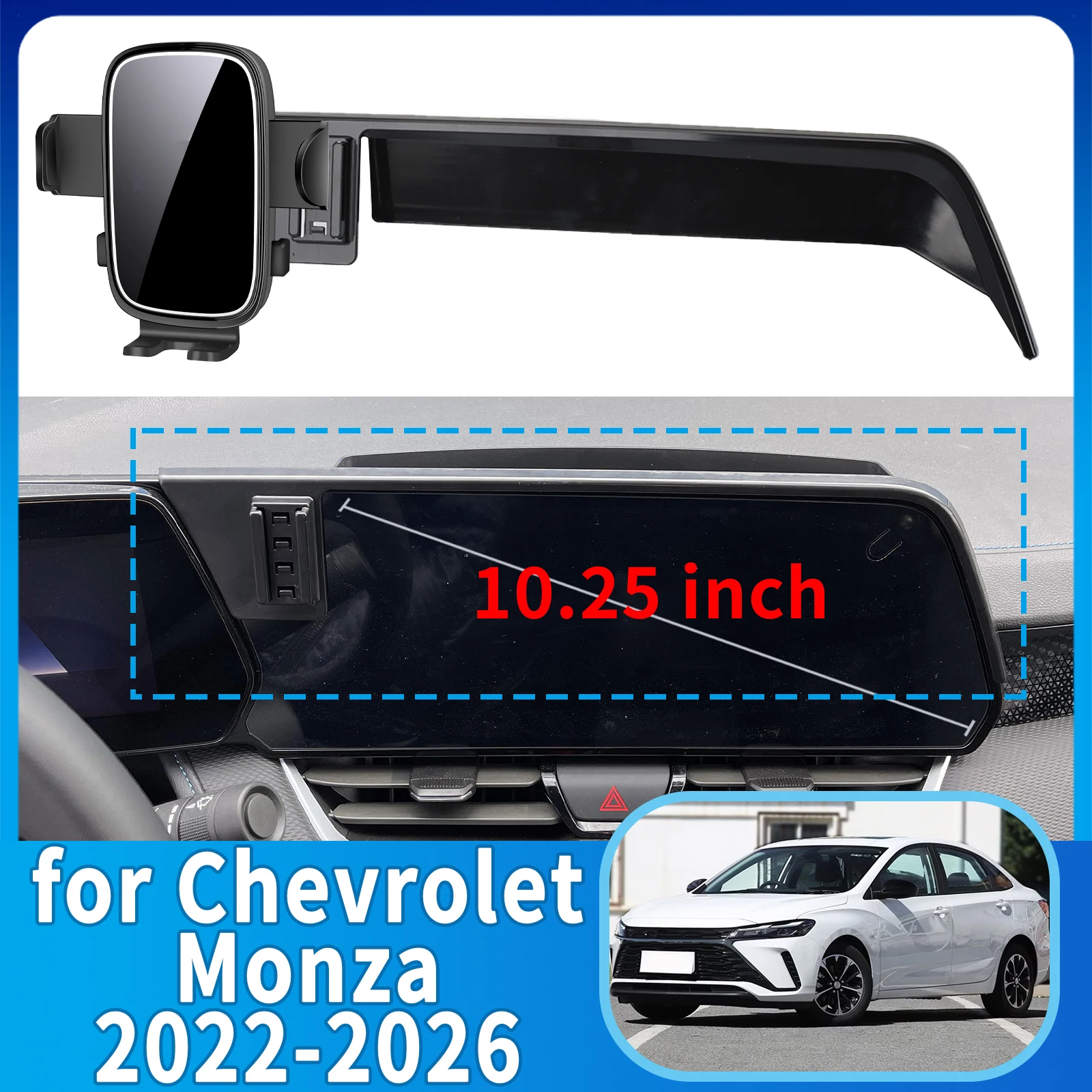 

fit for Chevrolet Monza 2022-2026 Cavalier Turbo Phone Holder, Dashboard Screen Mount Bracket Easy Installation​​ accessoires