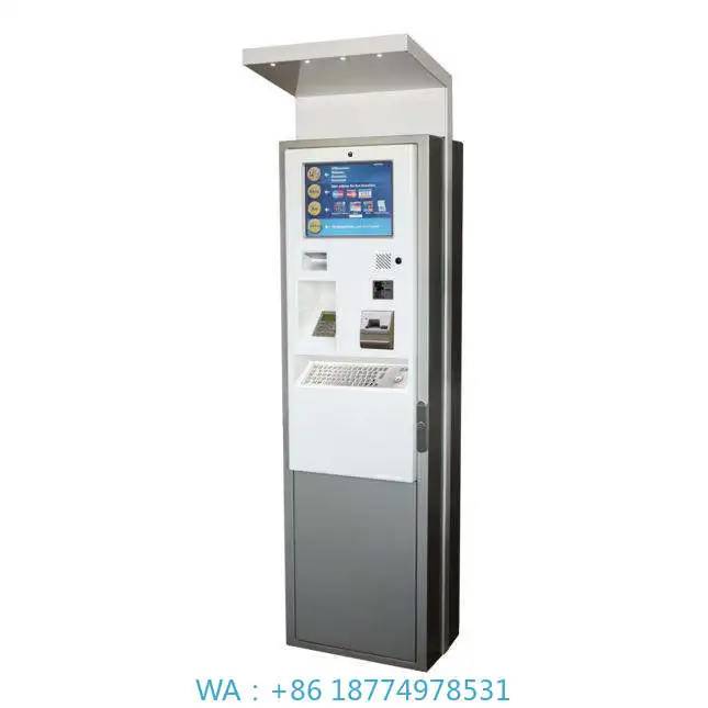 Kiosk Coin Cash Bill Recycling Parking Payment Terminal Self Service ATM Money Change Machine Car Parking Payment