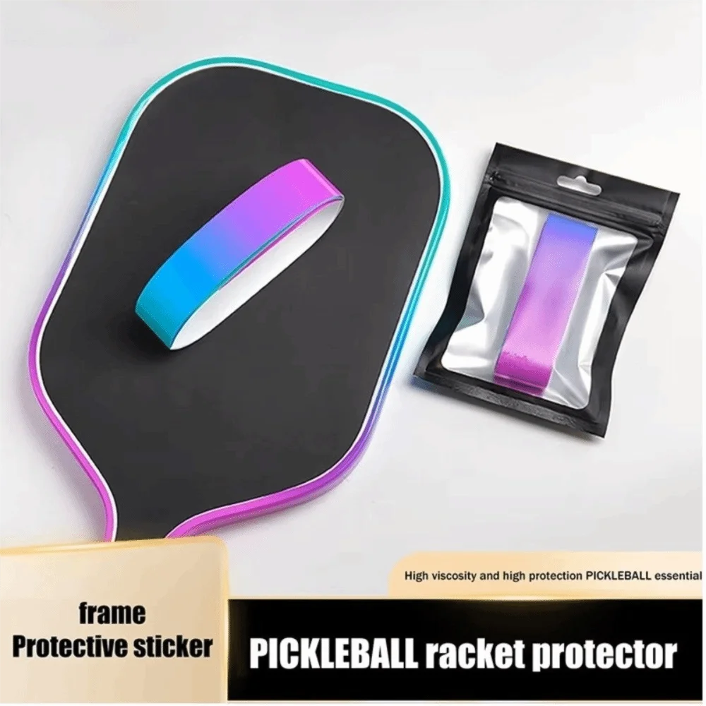 Zweifarbiges Farbverlauf-Pickleball-Schlägerkantentape Stoßdämpfendes TPU-Material Pickleball-Schlägerkantenschutz Selbstklebend – Detail 3