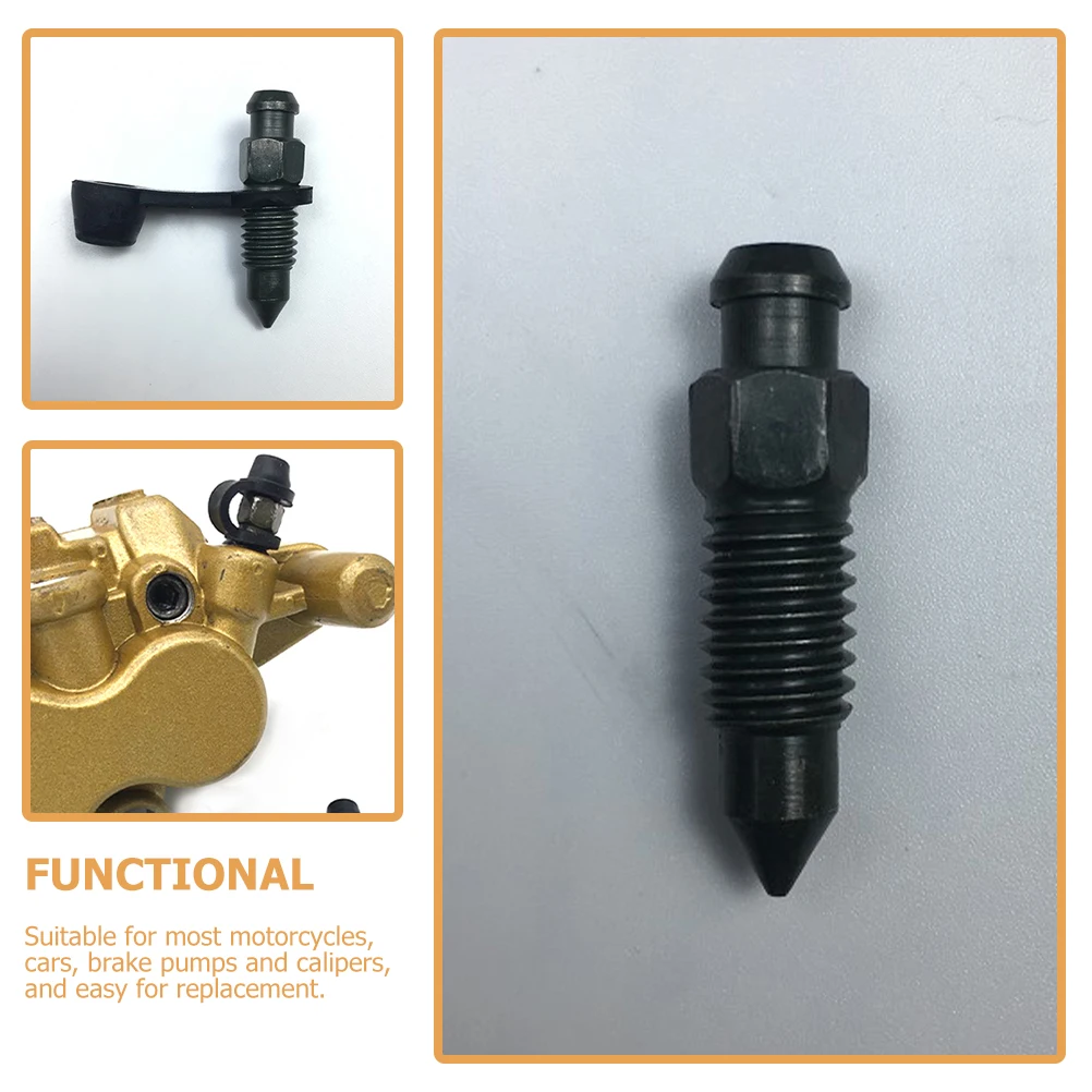 

Stainless Steel Pump Durable Small Size Replacement for Motorcycle Car Brake Caliper Bleeder Screw Caps High Strength Dust Proof