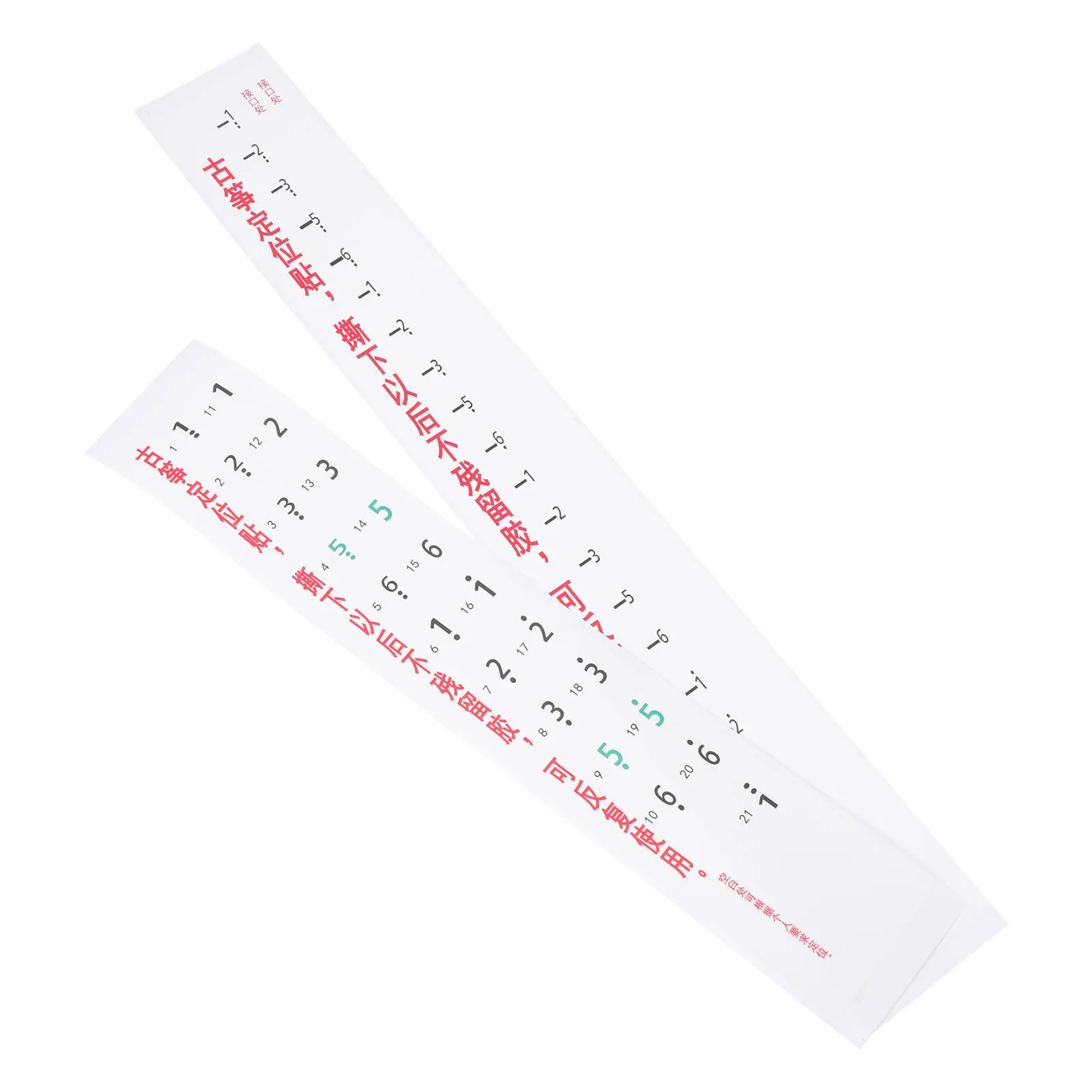 

2pcs Guzheng Scale Sticker Beginner Learning Aid Reusable Adhesive Chart Durable Portable Phonetic Decal Creative Guzheng