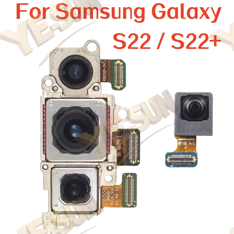 

Комплект камер для Samsung Galaxy S22/S22+/S22Plus SM-S901U SM-S906U SSM-S901B/DS SM-S906B/DS Передняя камера +Телефото + Широкий +