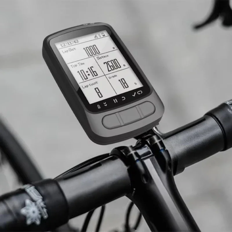 Multi-Function Big Screen Bicycle Computer Wireless Bike Speedometer Connect with Heart Rate Sensor Smart Watch