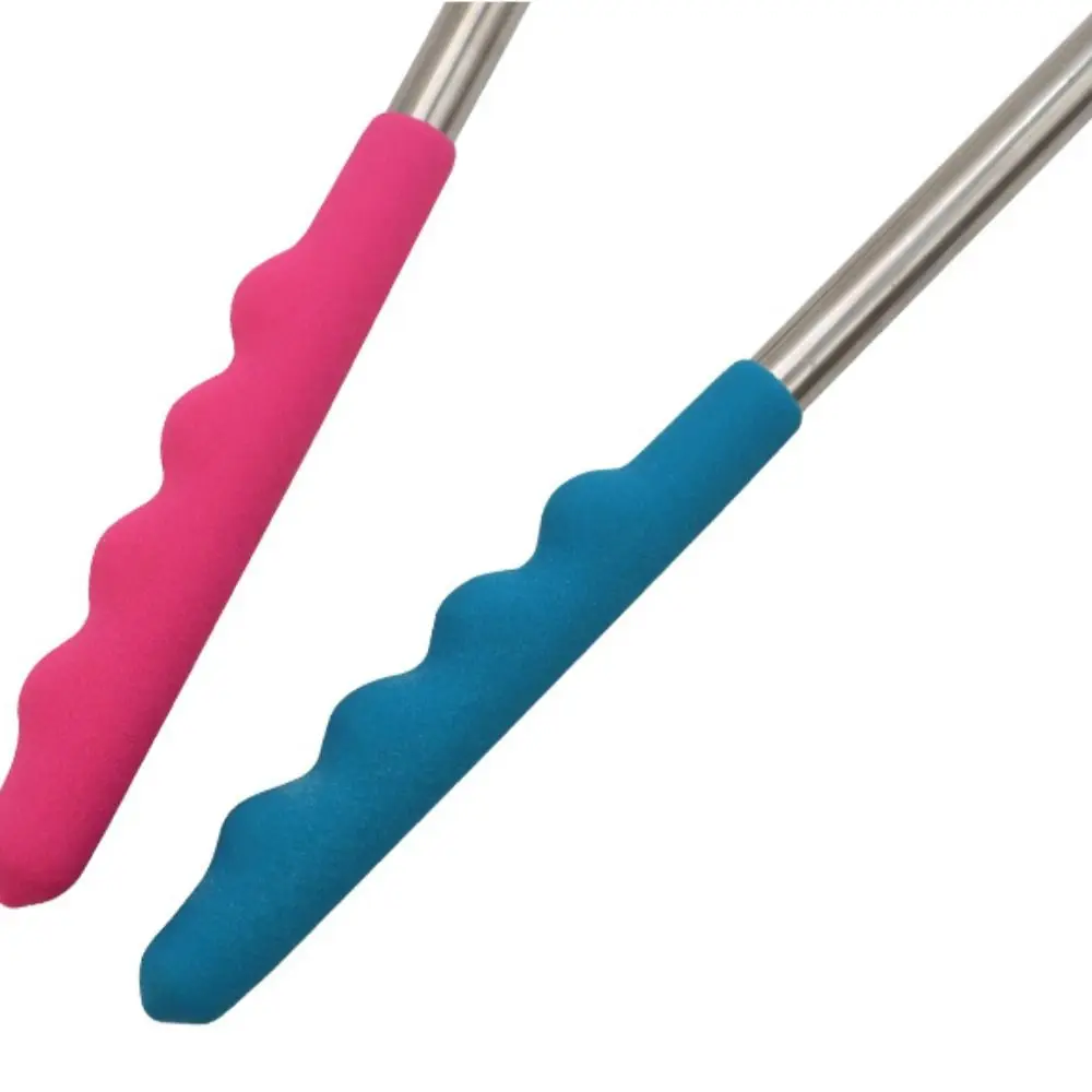 شوكة شواء تلسكوبية أعواد تحميص من المارشميلو من الفولاذ المقاوم للصدأ قابلة للتمديد أسياخ هوت دوج أدوات الشواء #6