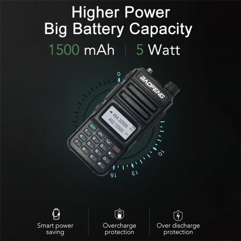 Baofeng BF-UV13 Walkie-talkie Dual-segment Outdoor Civil Self-driving Tour Mini Frequency Modulation Handheld Walkie-talkie