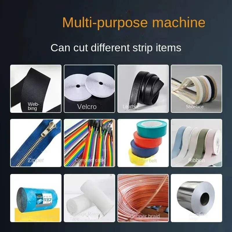 Fully automatic belt cutting machine automatic hot and cold Cloth belt Non-woven cloth ear tape webbing safety goggles elastic