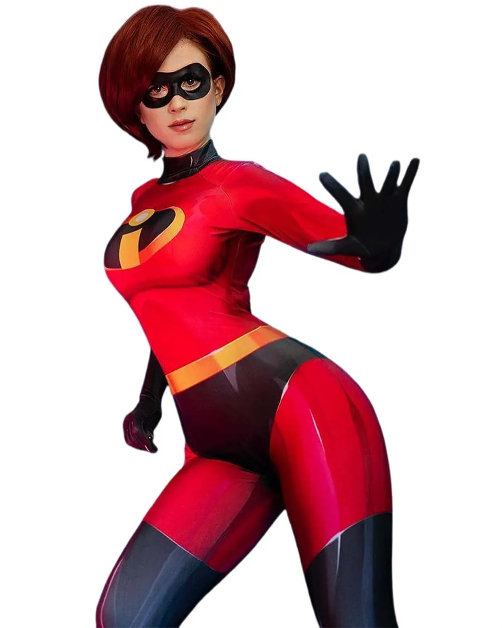 

Adults Incredible Mrs Cosplay Costumes Female Superhero Zentai Suit Halloween Bodysuit Woman Party Jumpsuit
