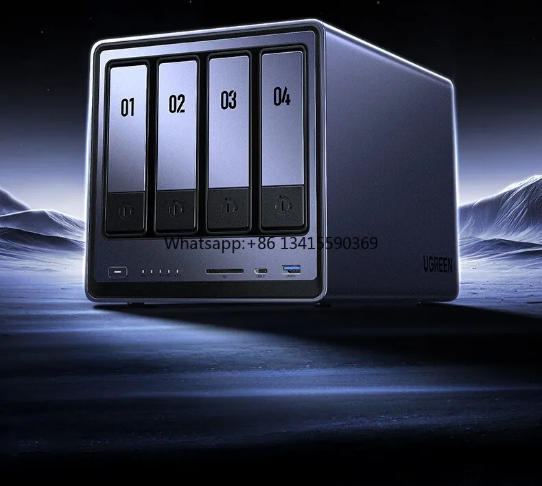

Ugreen DXP4800 4-Bay NAS Gold 8505 5-Core CPU, 8GB DDR5 RAM, 128G SSD, 1 * 10GbE, 1 * 2.5GbE, 2 * M.2 NVMe Slots, 4K ,