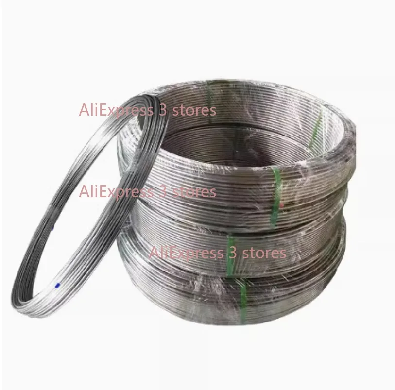1 Meters 304 Stainless Steel Coil Pipe Scroll Tube Stainless Steel Pipe Coiler Capillary Tube OD 2-16mm Wall Thick 0.5/1/1.5mm