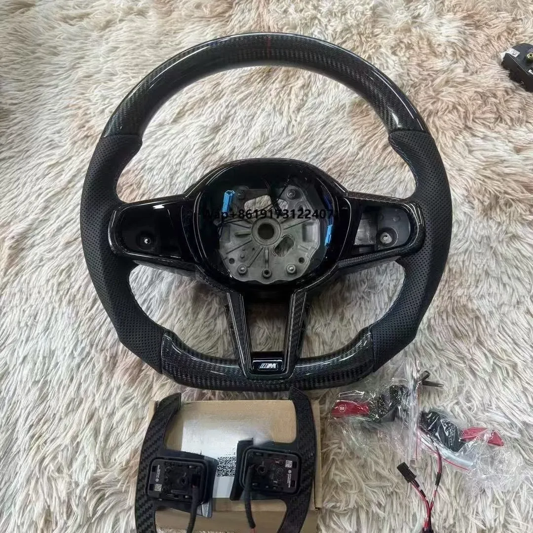 

Spot New for G20 G28 G29 G30 G32 G38 G11 Leather Steering Wheel Alcantara Carbon Fiber Wheel for Car Enhanced Comfort Style