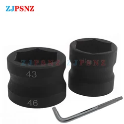 39-41mm 43-46mm Double Head Sleeve Pulley Nut Accessories Fit For GY6 Nut Sleeve Belt Pulley Clutch Removal Tool Motorcycle Part
