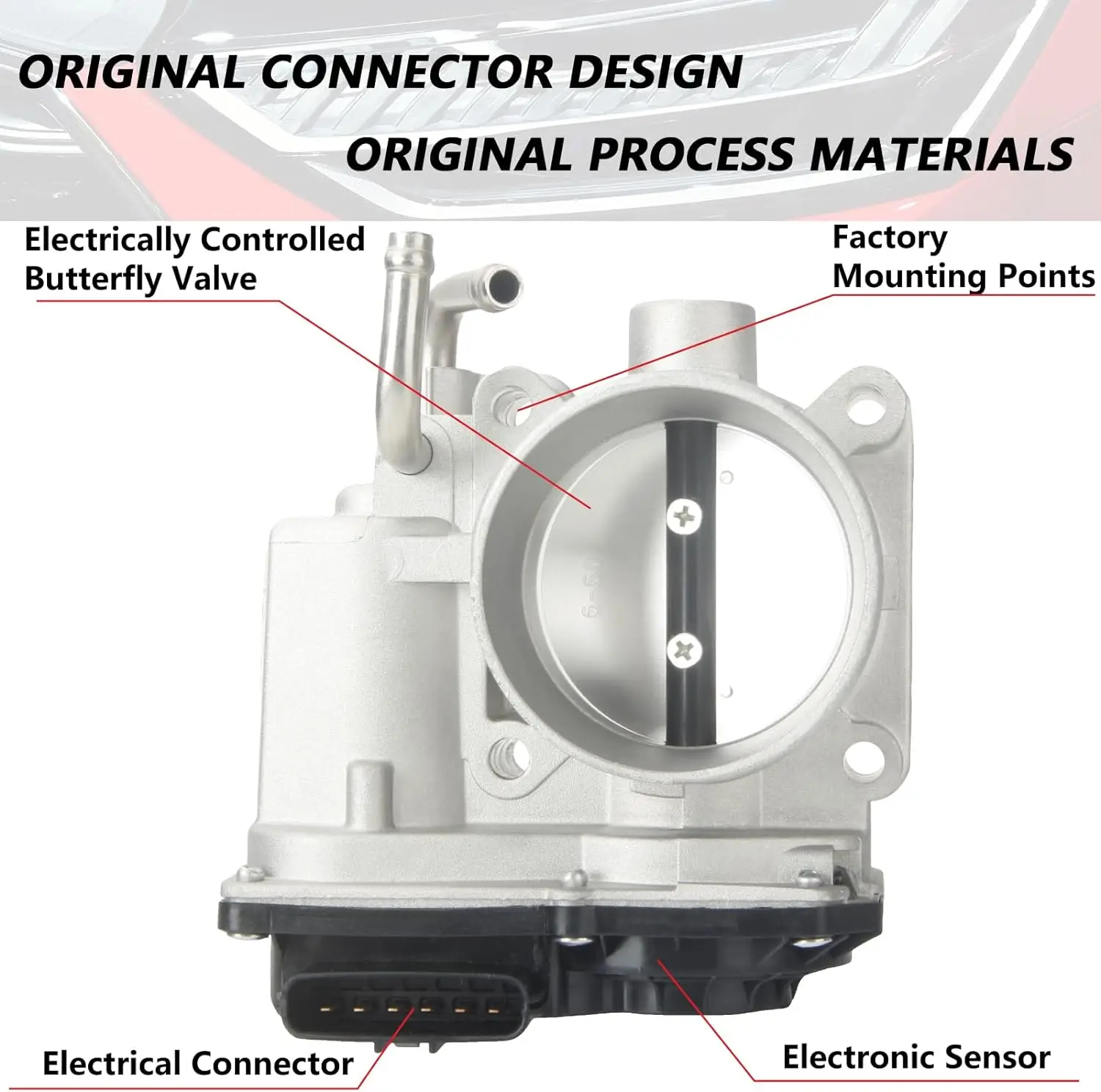 

2203075020 220300C020 Throttle Body for Toyota Camry 2.4L Tacoma 2.7L 4CYL 4RUNNER FORTUNER LAND CRUISER PRADO Throttle Valve