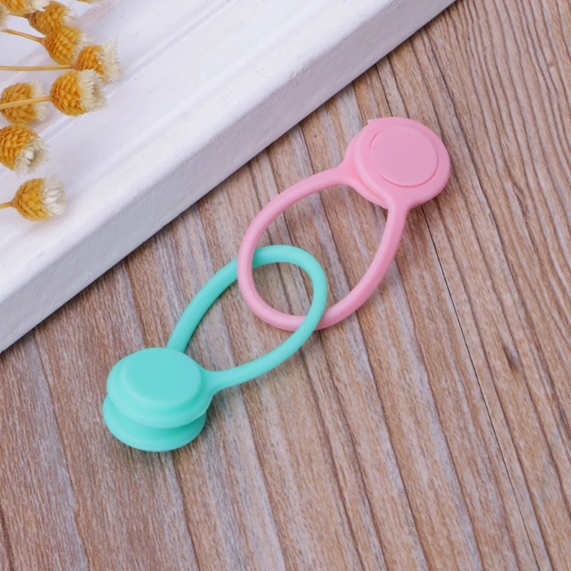 Суперсильная магнитная стяжка для намотки кабеля, настольный держатель для шнура, органайзер