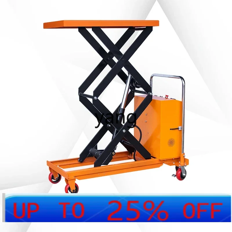 

CX Electric Lift Table Small Mobile Scissor Die Cart Manual Lift