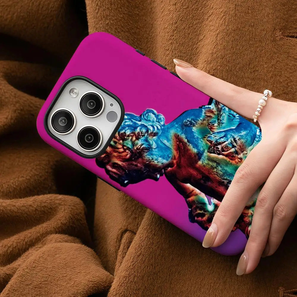 

New Orders Technique Phone Case For Samsung Galaxy S25 24 23 22 Ultra Plus A56 36 26 Glossy HD Double-Layer Hard Shell