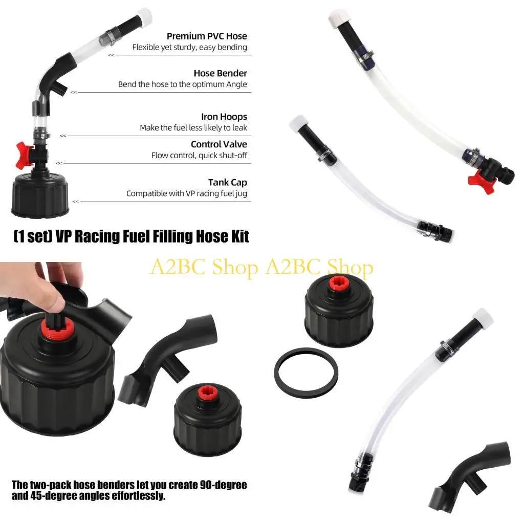 A2BC Temperature Tolerant Smooth Filling with Elbow Adapters For Dirt Bike VP Vehicle Applications Secure Design